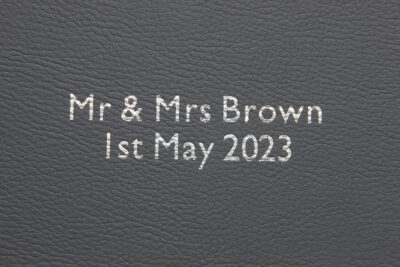 Foiling - Two Lines - Mr & Mrs Brown