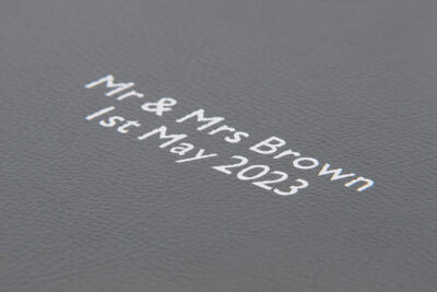 Foiling - Two Lines - Mr & Mrs Brown
